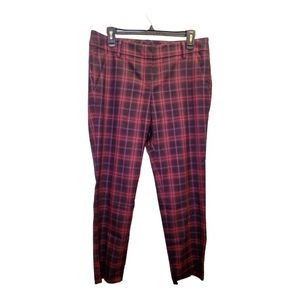 New York & Co Plaid Ankle Length Slacks
